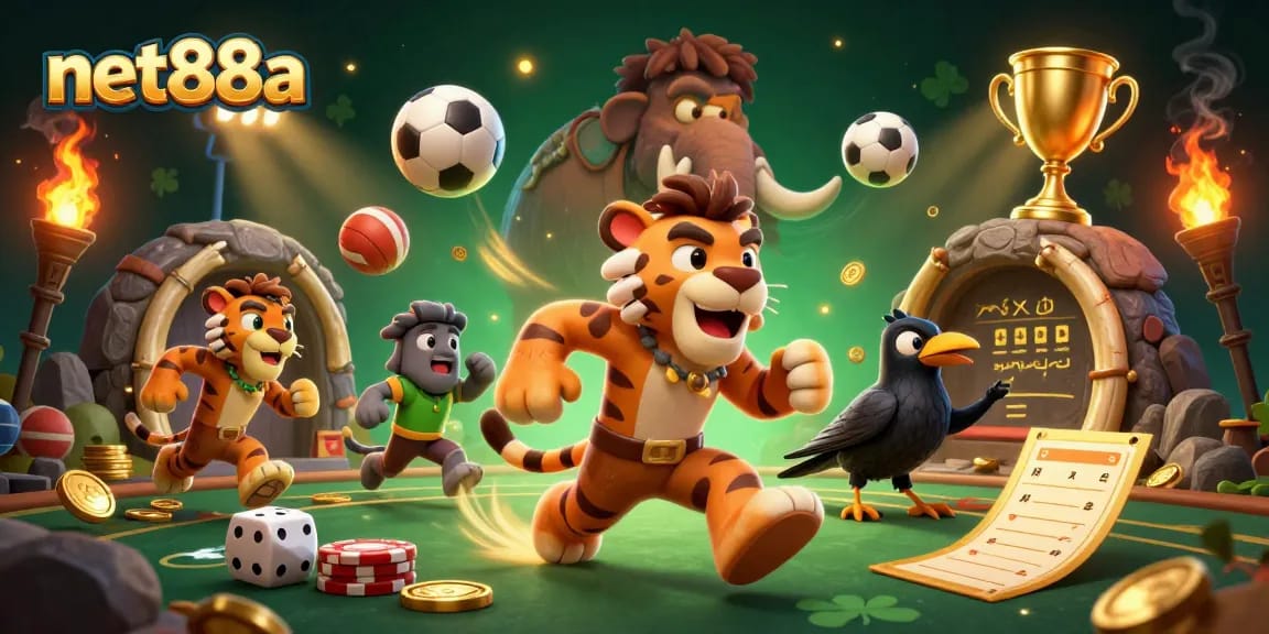 Engage in thrilling gameplay at net88a with dynamic casino scenes and vibrant elements.
