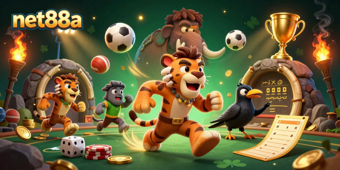 Engage in thrilling gameplay at net88a with dynamic casino scenes and vibrant elements.